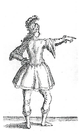 Standbein - Spielbein - Pose